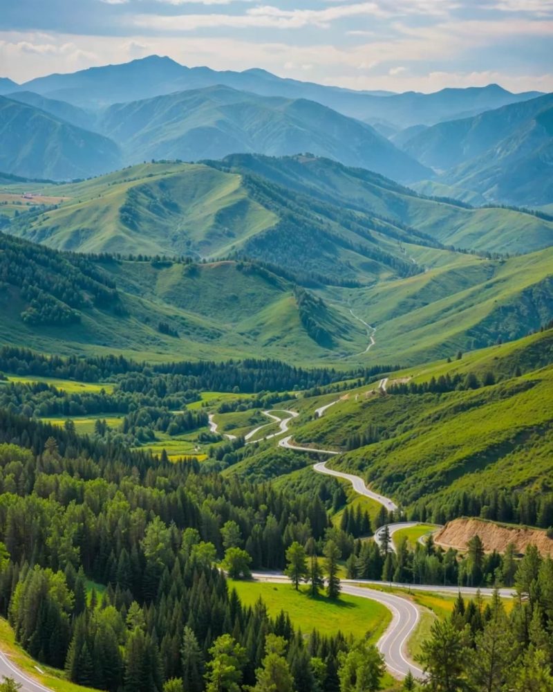 Ahe Highway, Altay to Hemu, Xinjiang