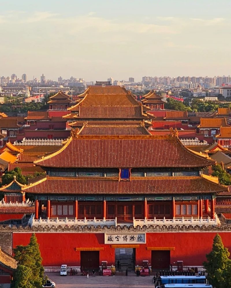 Forbidden City panorama in Beijing for a 7-day Beijing private tour