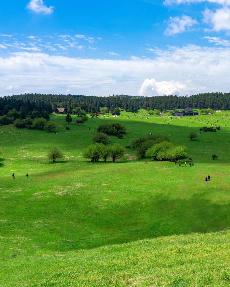 Fairy Mountain grassland scenery in Wulong Chongqing