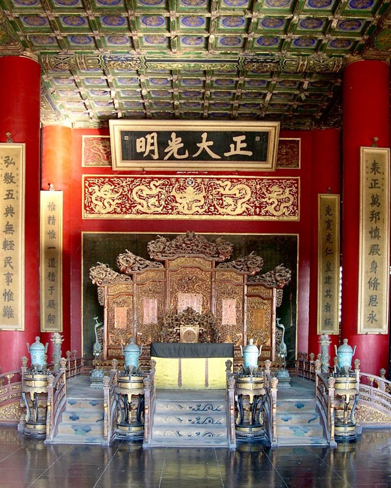 Forbidden City Palace Museum in Beijing with imperial architecture