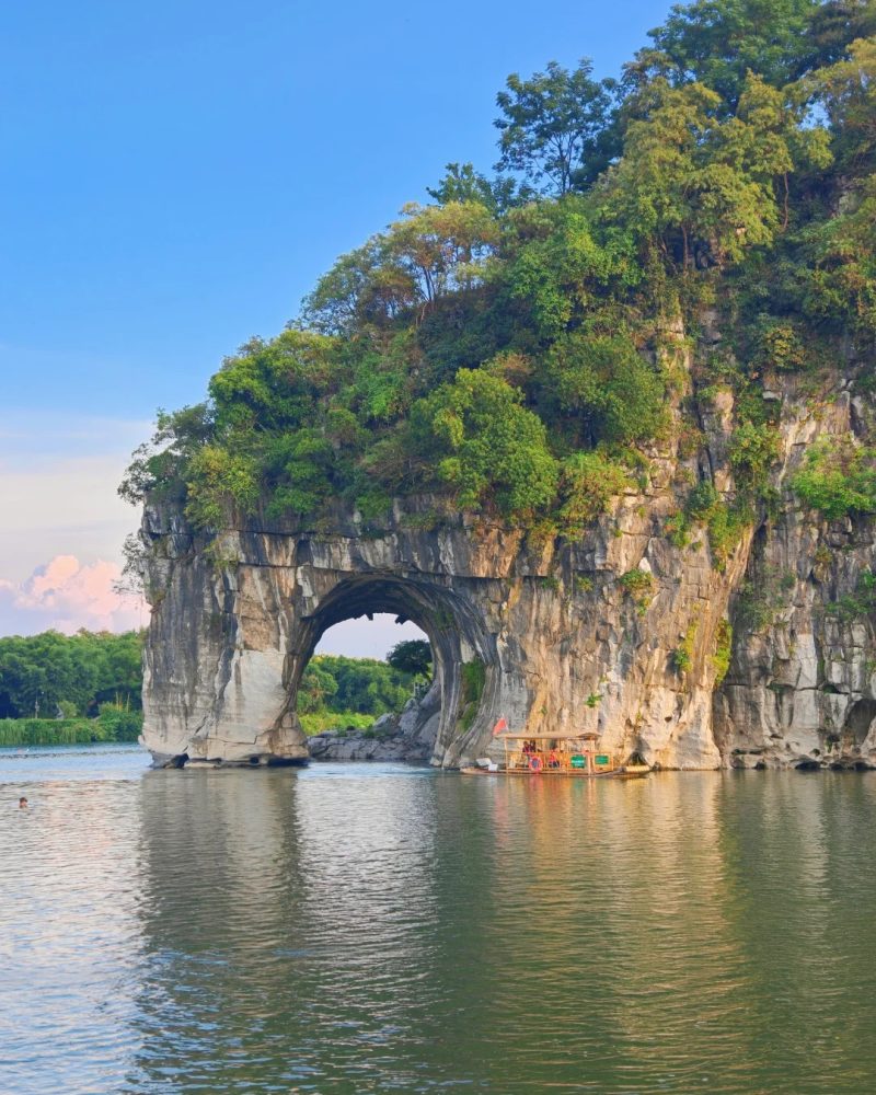 Elephant Trunk Hill in Guilin beside the Li River
