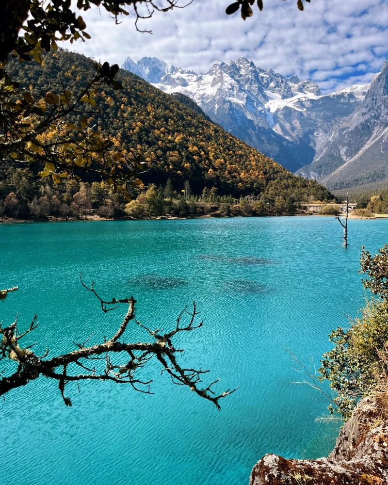 Jade Dragon Snow Mountain near Lijiang in Yunnan
