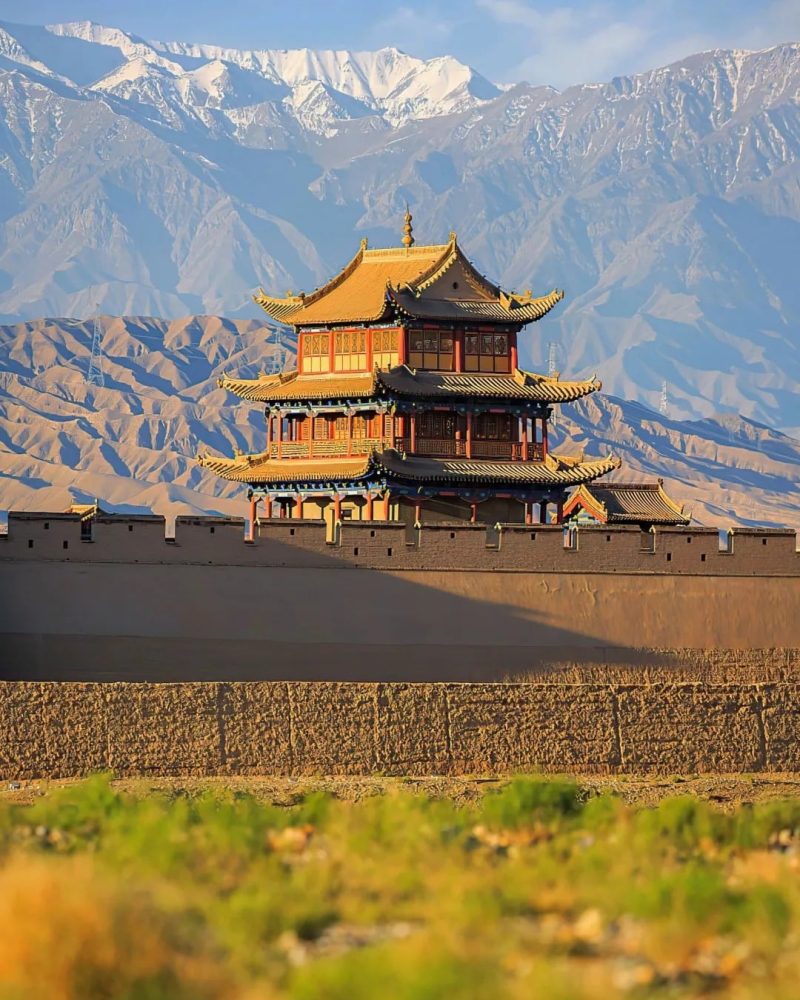 Jiayuguan Pass at the western end of the Great Wall on a 30-day Silk Road China grand tour