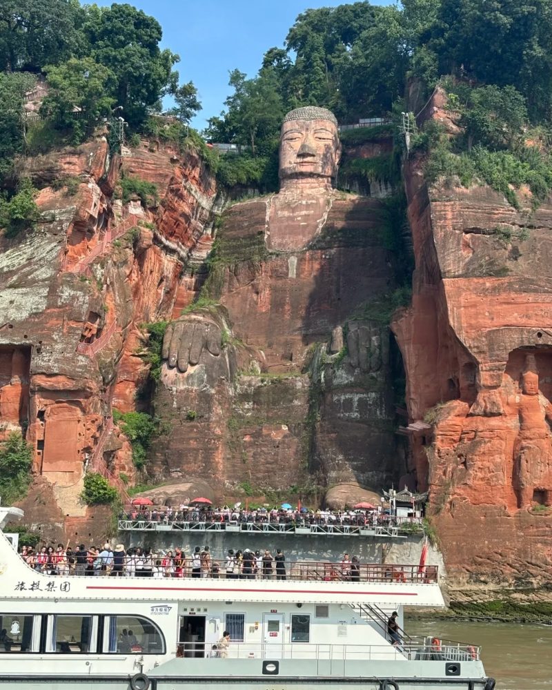 Leshan Giant Buddha in Sichuan on an 18-day China heritage private tour