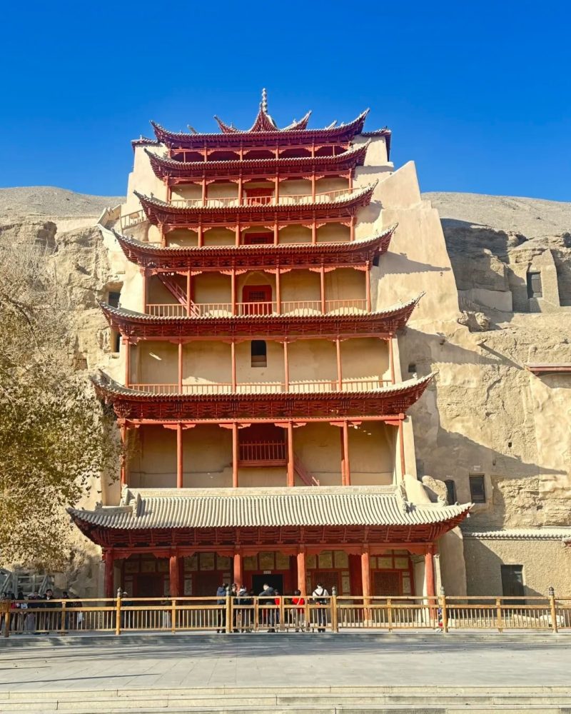 Mogao Caves in Dunhuang on a 30-day private Silk Road China tour