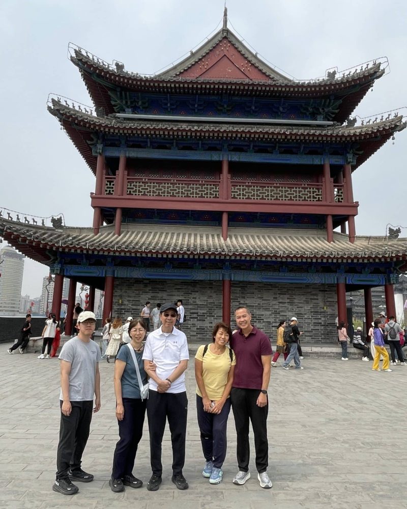 Tocntravel guests visiting the Xi’an Ancient City Wall on a China tour