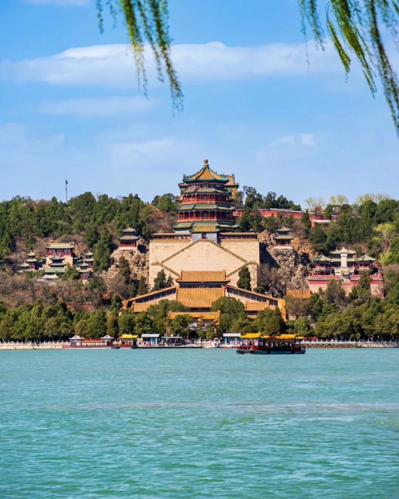 Summer Palace and Kunming Lake in Beijing with Longevity Hill