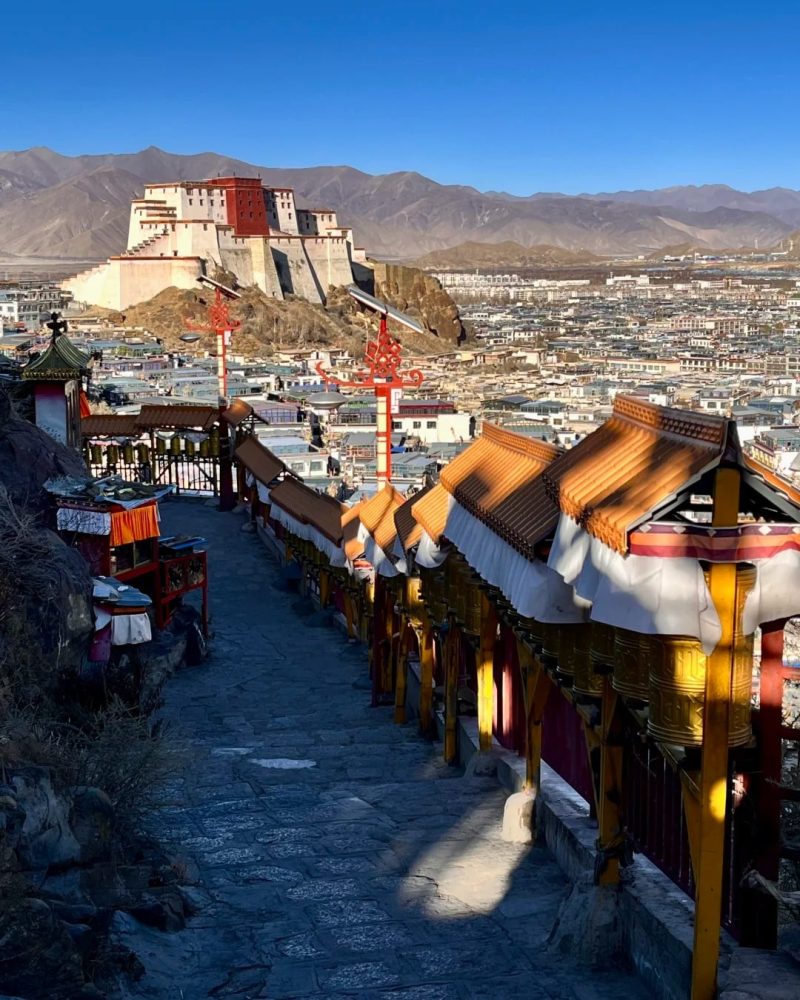 Tashilhunpo Monastery in Shigatse on the Tibet overland route