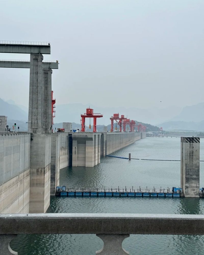 Three Gorges Dam on the Yangtze River during a 30-day private China grand tour