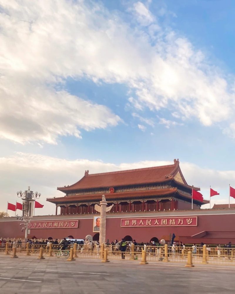 Tiananmen Gate and Tiananmen Square in Beijing
