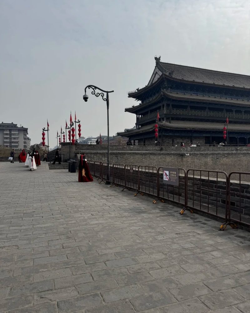 Xi’an City Wall on an 18-day China heritage private tour