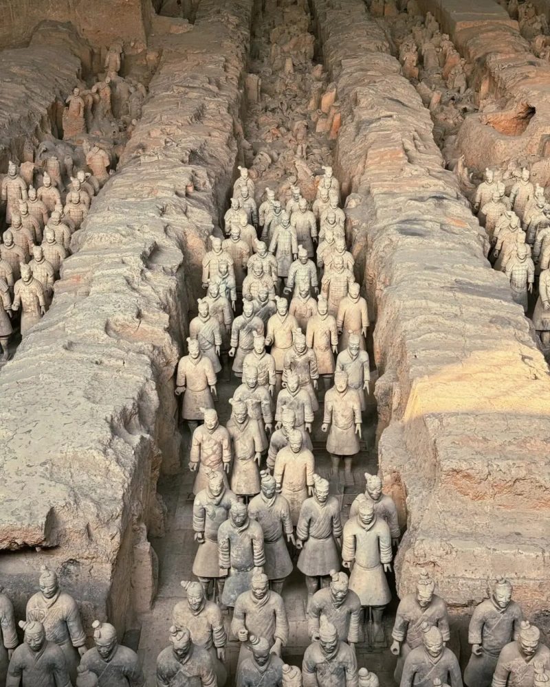 Terracotta Warriors excavation site in Xi’an