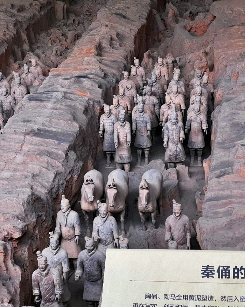 The Terracotta Warriors in Xi’an, one of China’s most iconic archaeological sites.